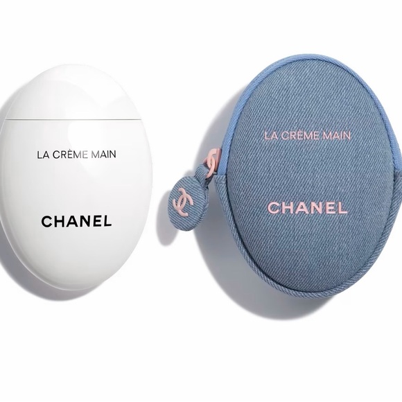 BNIB CHANEL limited edition La Crème Main hand cream with denim collection case - Picture 3 of 3